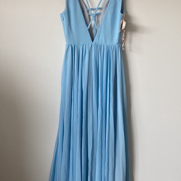 Fame & Partners Summer Angel Dress in Ice Blue Size: 2 - Picture 10 of 13